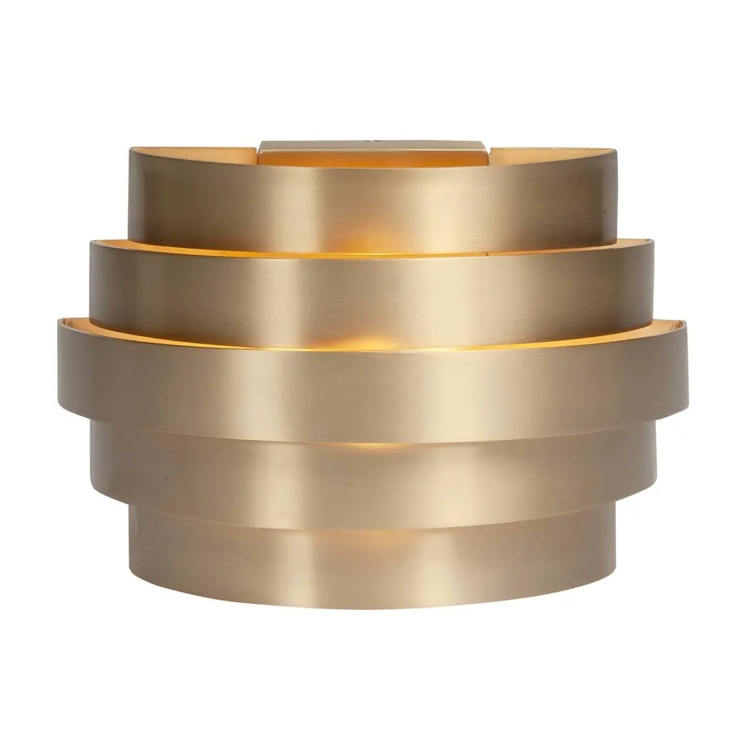 Highlight Wandleuchte Scudo, messing, Breite 20 cm, Aluminium, G9