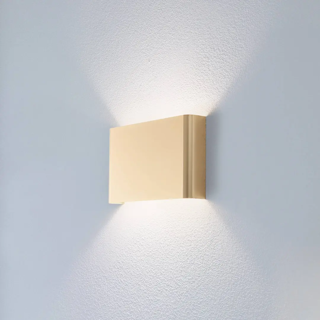 Nowodvorski Lighting Wandleuchte Haga, goldfarben, Metall, 25 cm breit, G9
