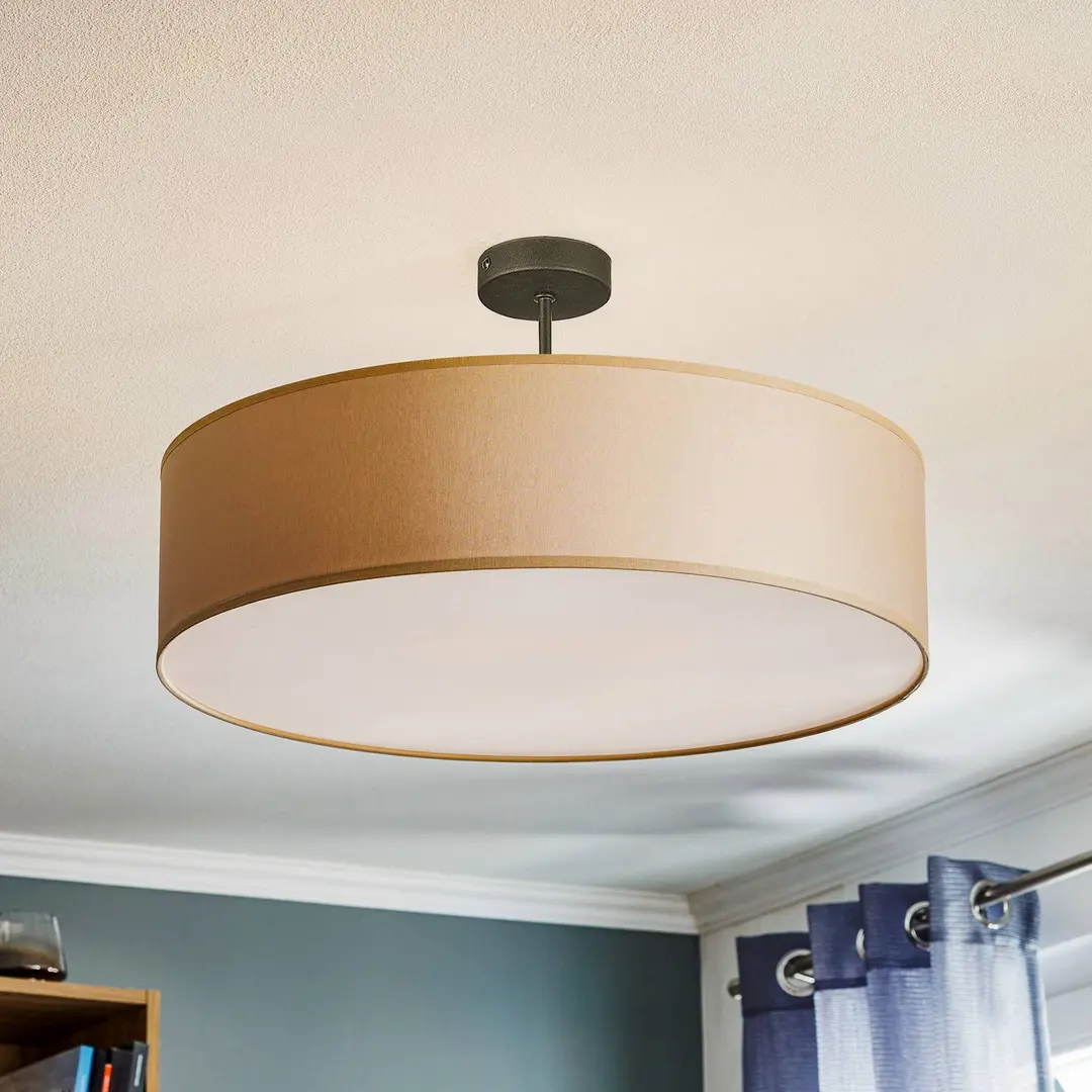 TK Lighting Deckenleuchte Rondo mit Abstand, creme Ø 60cm