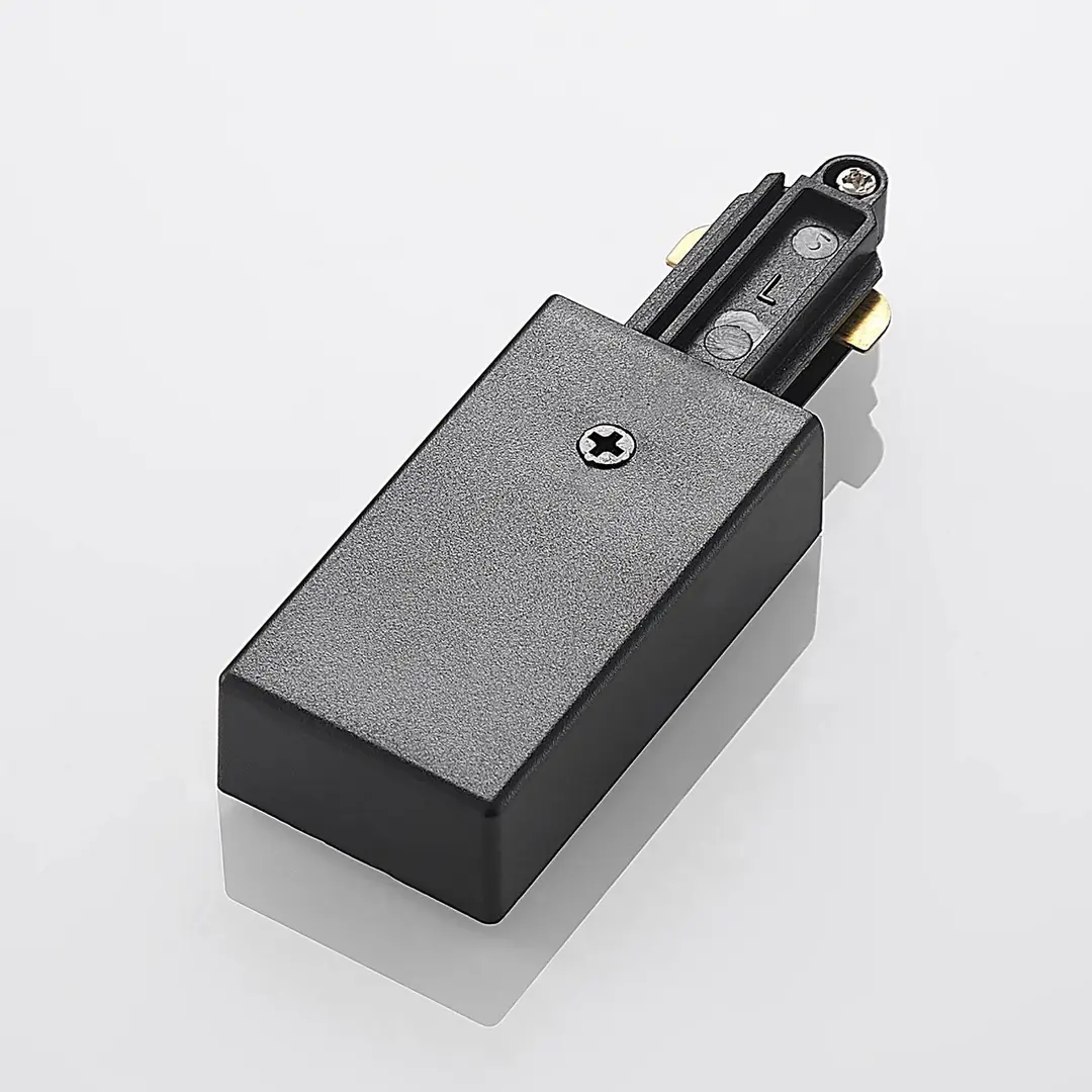 Lindby Endeinspeisung Linaro, schwarz, 1-Phasen-System