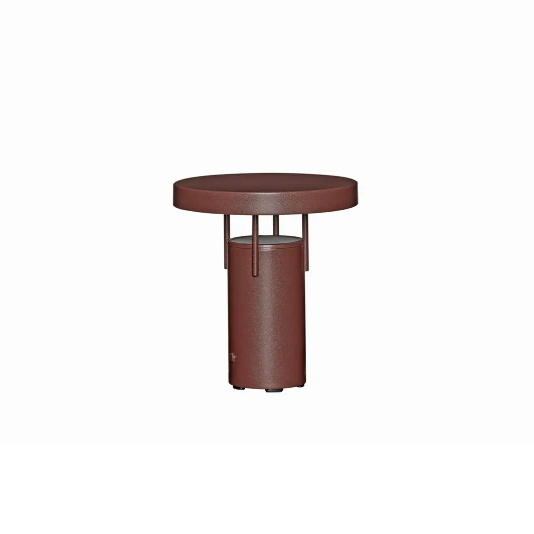 HÜBSCH LED-Akku-Tischlampe BringMe Mini, burgunder, 20 cm