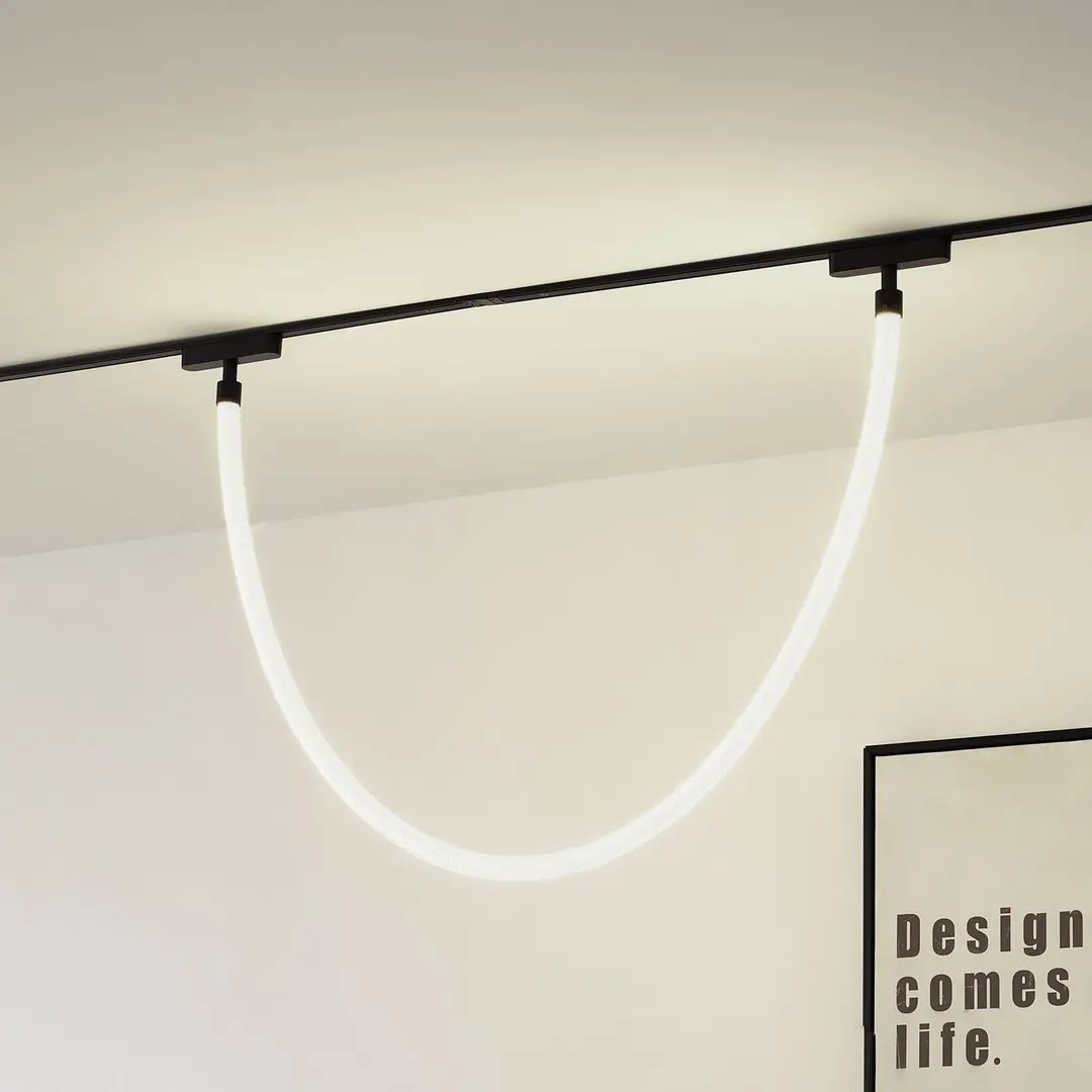 Lindby LED-Lichtschlauch Lumaro, Länge 150cm, Textil, 48V