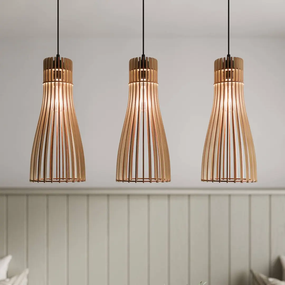 TEMAR LIGHTING Hängeleuchte Bottle, dreiflammig