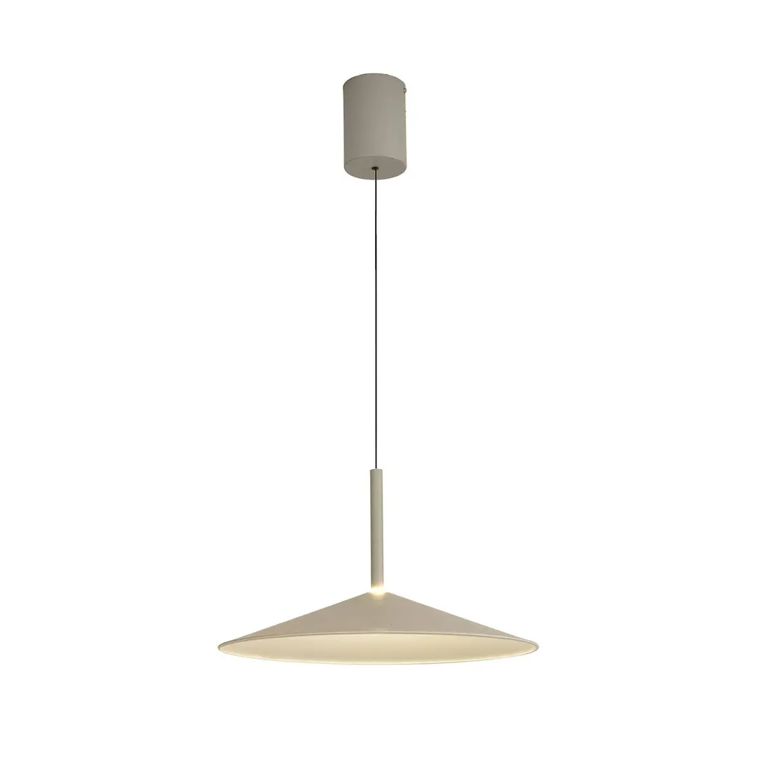 Mantra Iluminación LED-Hängeleuchte Calice, grau, Ø 47,5 cm, höhenverstellbar