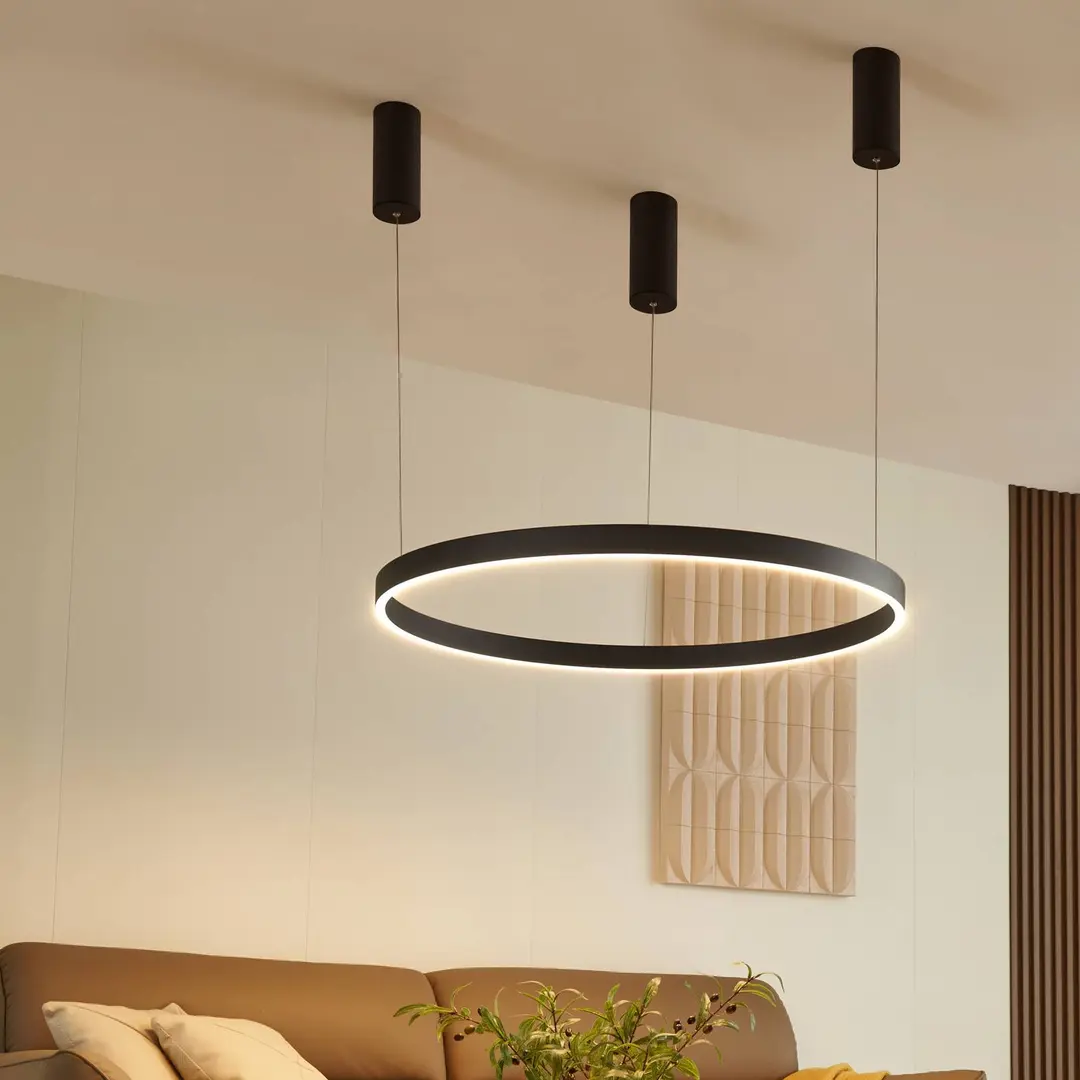 Arcchio Answin LED-Hängeleuchte 70,4 W schwarz