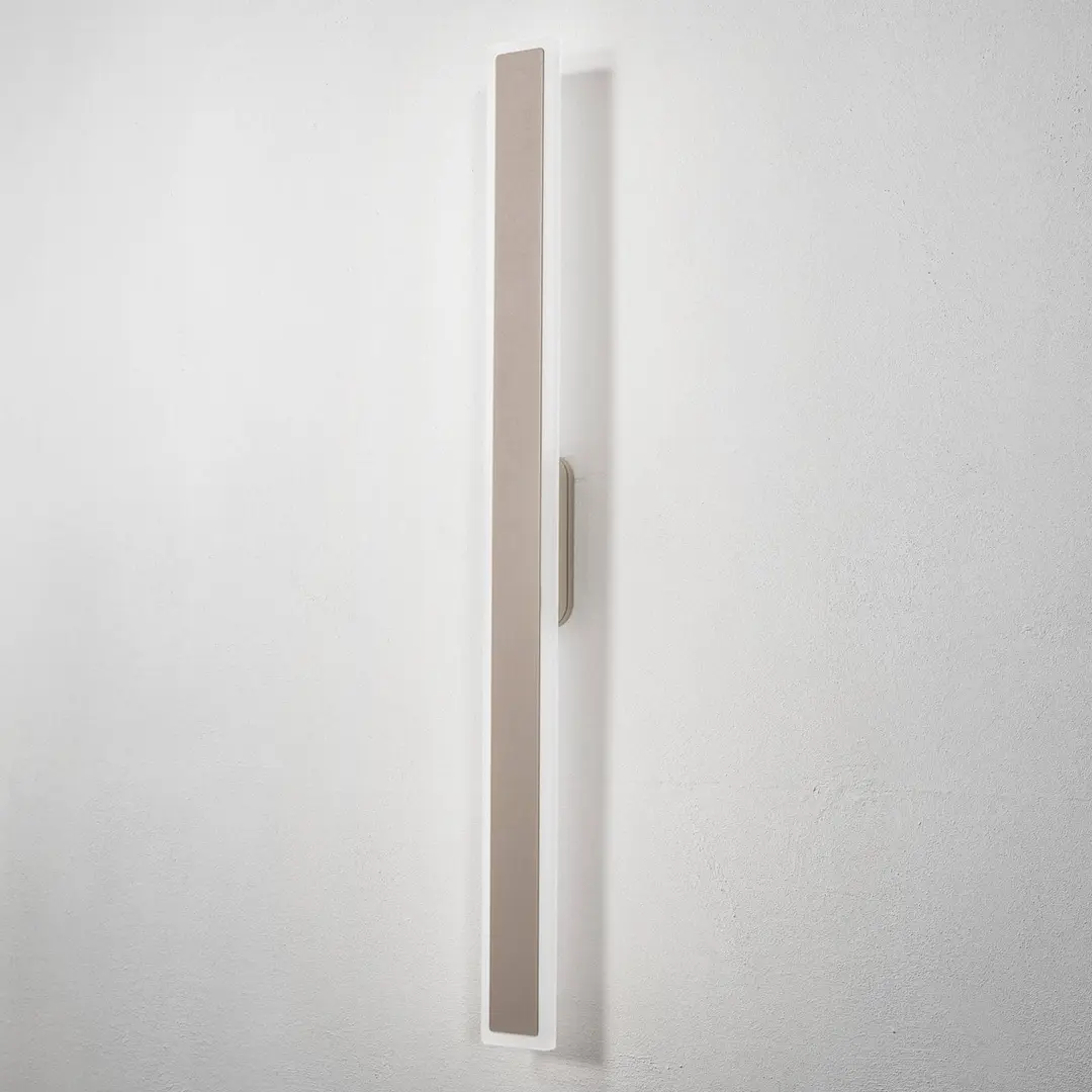 Nowodvorski Lighting LED-Wandleuchte Isla, sand, Aluminium, Höhe 100 cm, IP54