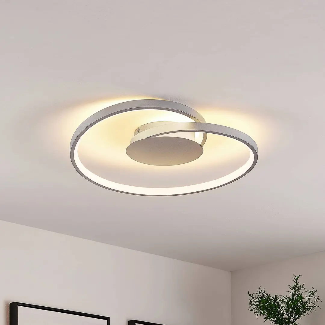 Lucande LED-Deckenlampe Enesa, Ø 46 cm, 2.700 K, dimmbar
