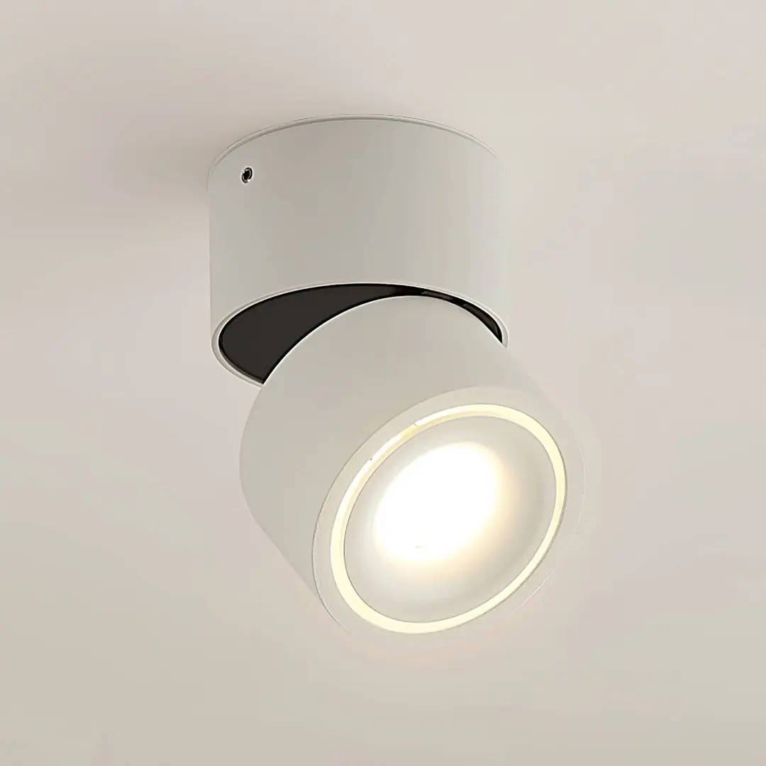 Arcchio LED-Deckenstrahler Rotari, weiß, 1-flg., 681lm