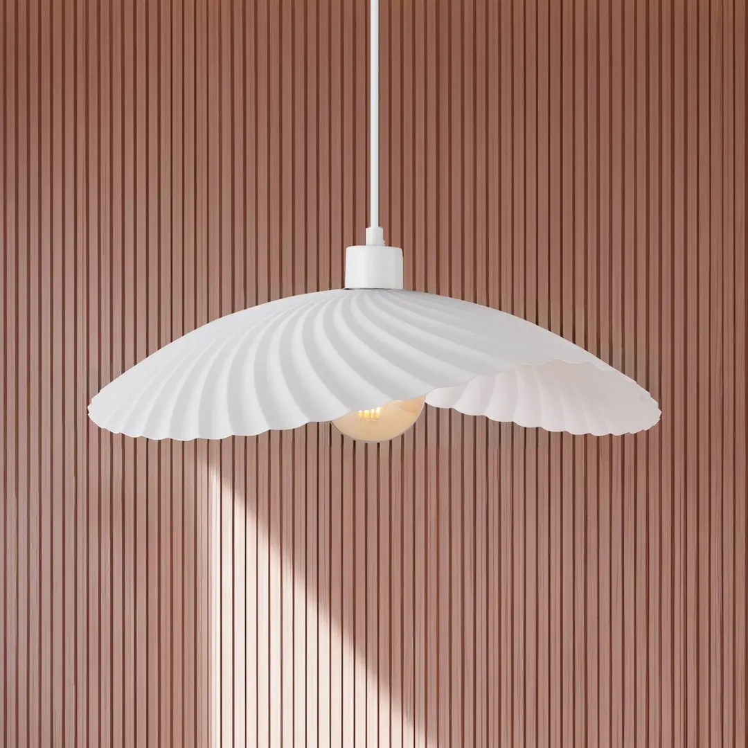 Viokef Hängelampe Dance, weiß, Ø 47 cm, Metall
