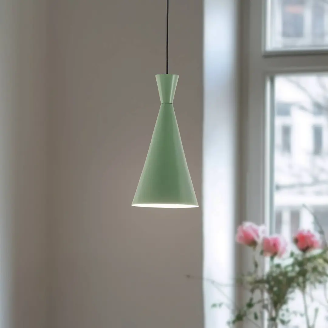 Opviq Hängeleuchte Tom, mintgrün, Metall, Ø 19 cm, E27