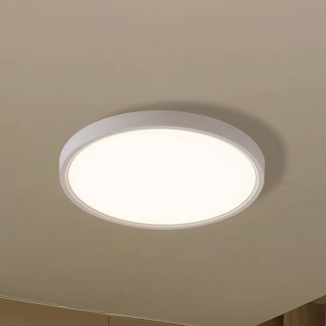 Lindby Smart LED-Deckenleuchte Deika, Ø 30 cm, weiß, Tuya