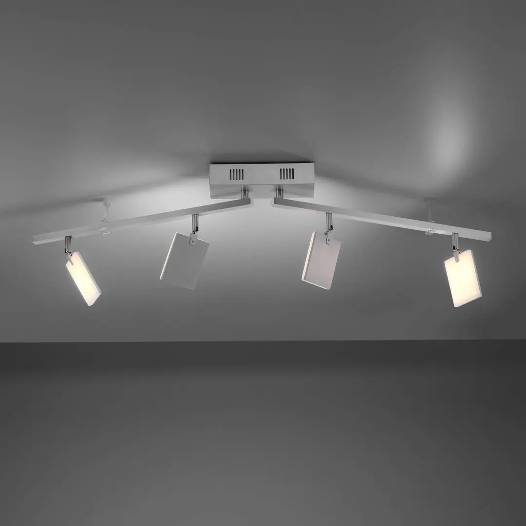 Pure Deckenlampe PURE Mira, diamond, 4-flammig, Remote, CCT