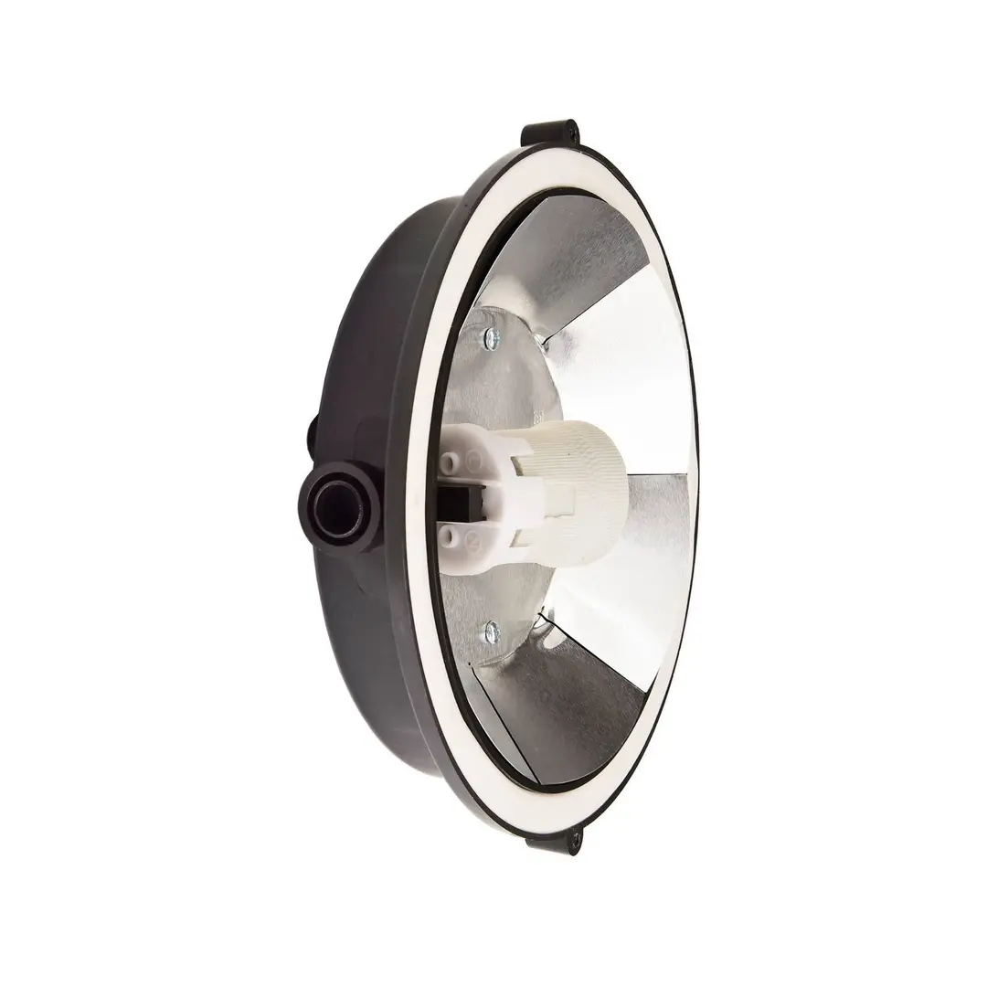 Deko-Light Feuchtraumlampe Sotano Retro schwarz Ø 18 cm Kunststoff IP44