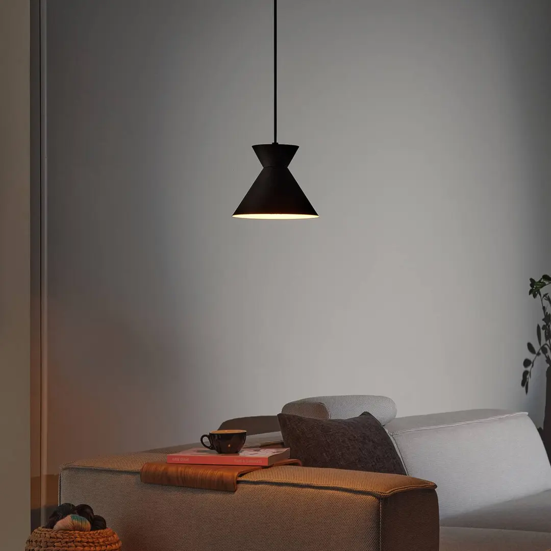 OSRAM Hängeleuchte Decor Waist, Stahl, schwarz, E27