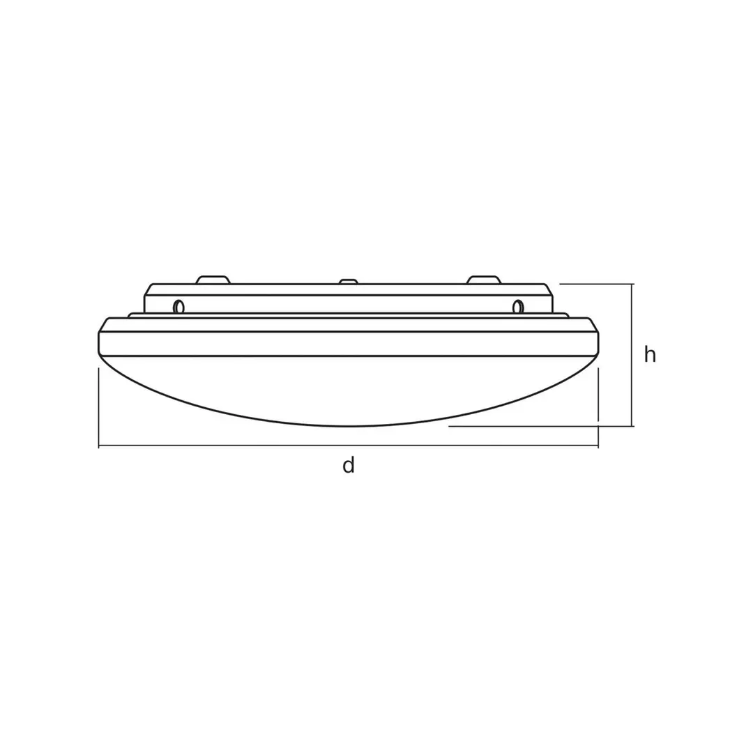 OSRAM LED-Deckenleuchte ORBIS PURE, weiß, Ø 40 cm, 24 W