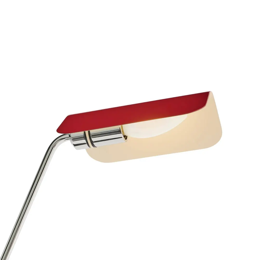 HAY Schreibtischlampe Apex, rot, 38 cm, E14, Stahl