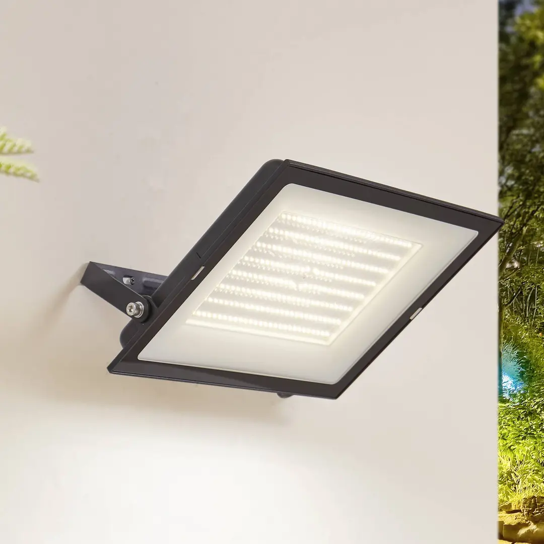 Prios LED-Außenstrahler Maikel, 200W, 16000lm, Metall