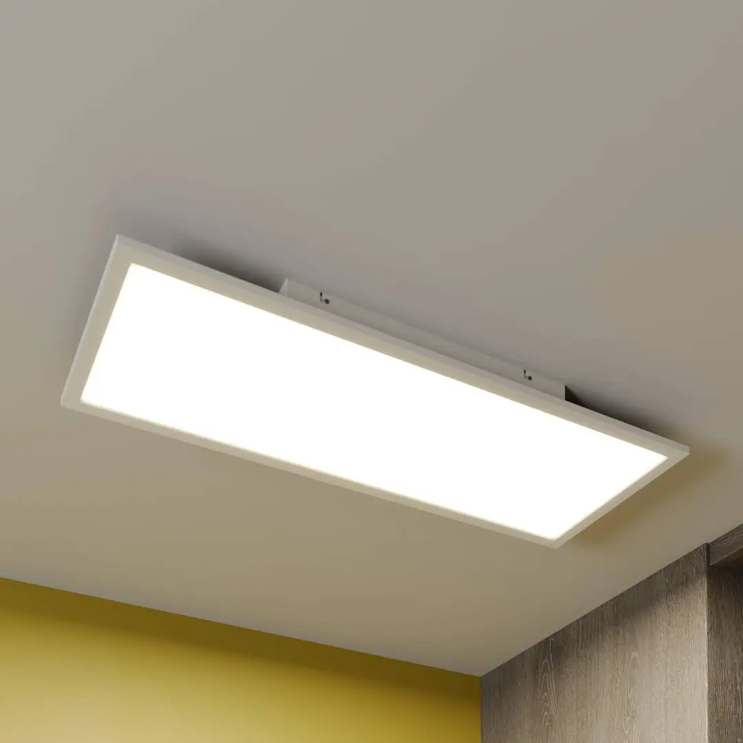 Lindby LED-Panel Luay, 80 x 30 cm, CCT, Remote, dimmbar