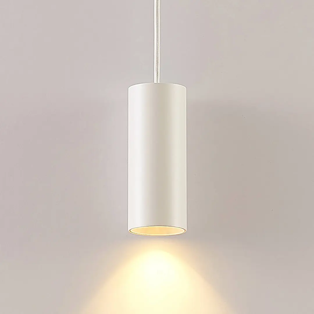 Arcchio Ejona Pendelleuchte, Höhe 15 cm, weiß, Alu