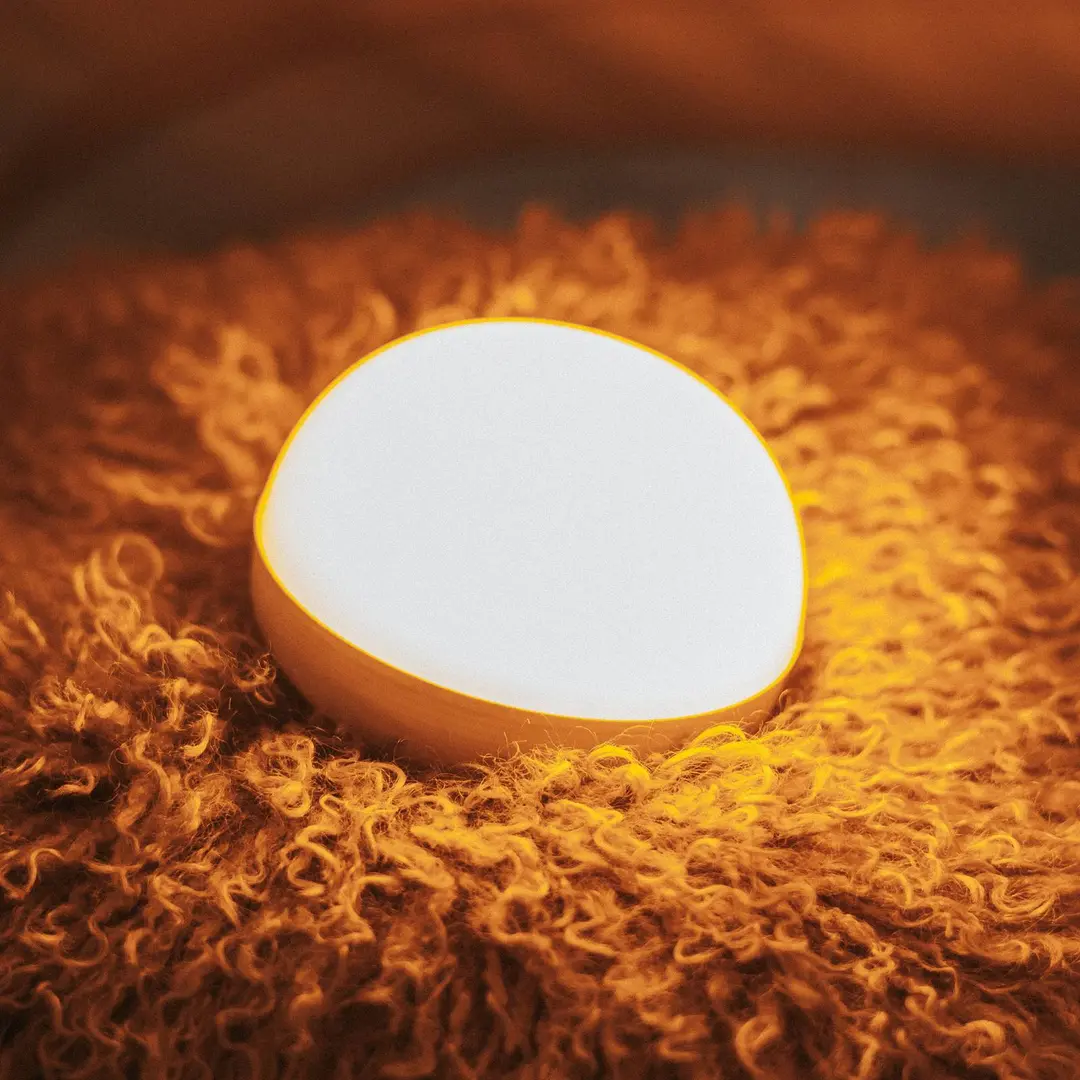 Newgarden LED-Akku-Tischleuchte Cherry, orange/weiß, IP54