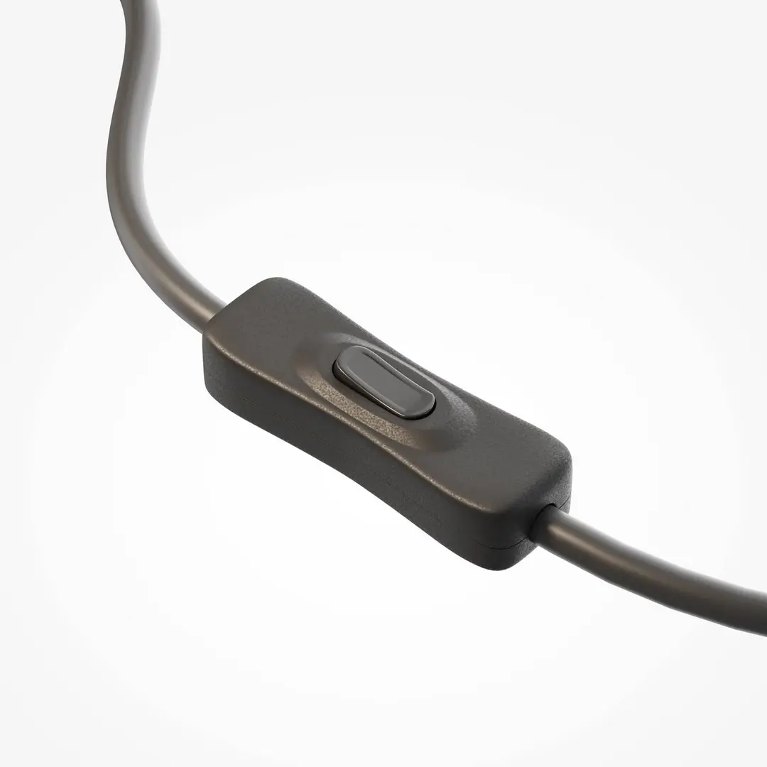 Maytoni LED-Tischlampe SCALA, braun/bronze, Höhe 24 cm, Glas