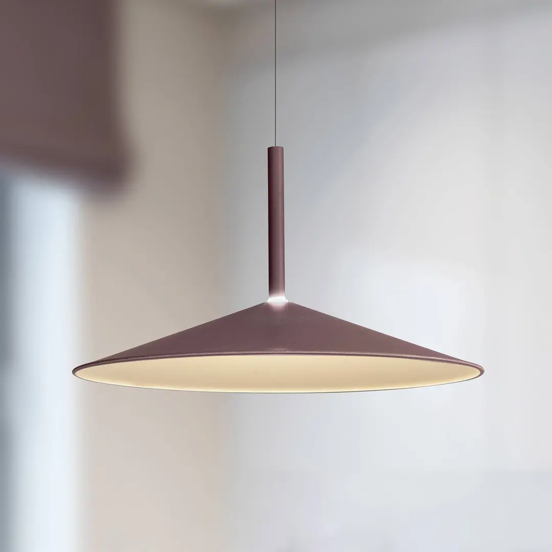 Mantra Iluminación LED-Hängeleuchte Calice, kaffee, Ø 47,5 cm, höhenverstellbar