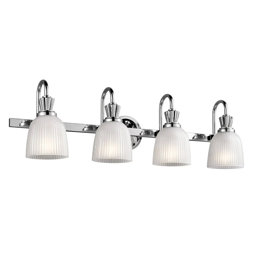 KICHLER LED-Wandleuchte Cora für das Bad, 4-flammig