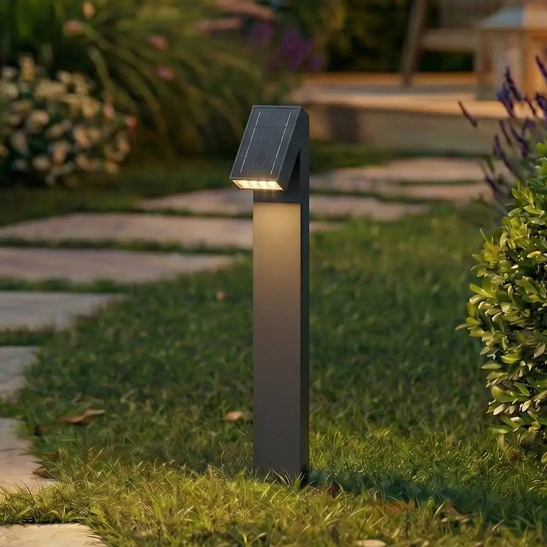 Prios LED-Solarwegeleuchte Lestor, anthrazit, dimmbar, IP65