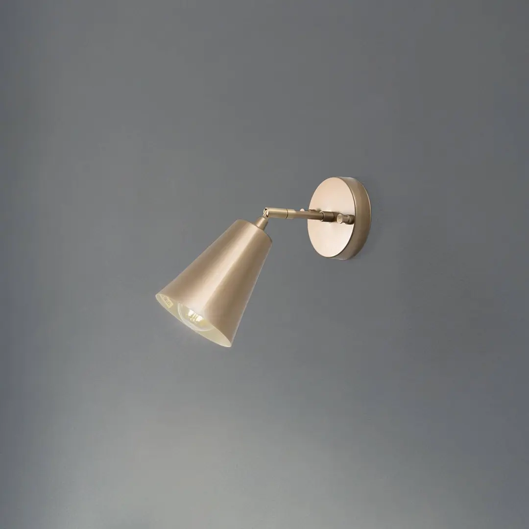 Opviq Wandleuchte Evander, goldfarben, Metall, Höhe 21 cm, E27