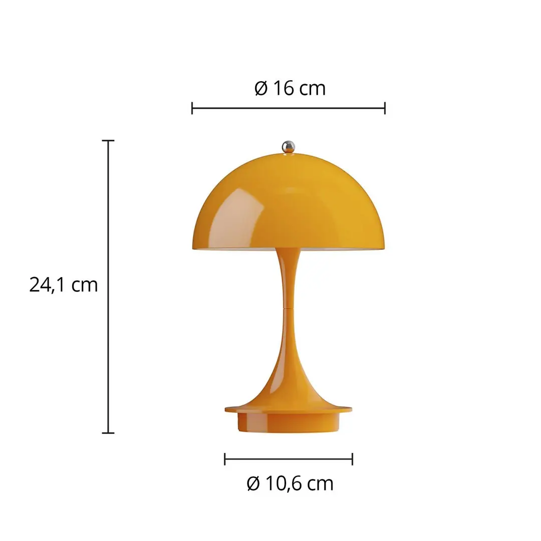 Louis Poulsen Panthella PORTABLE 160 V3, opaque orange