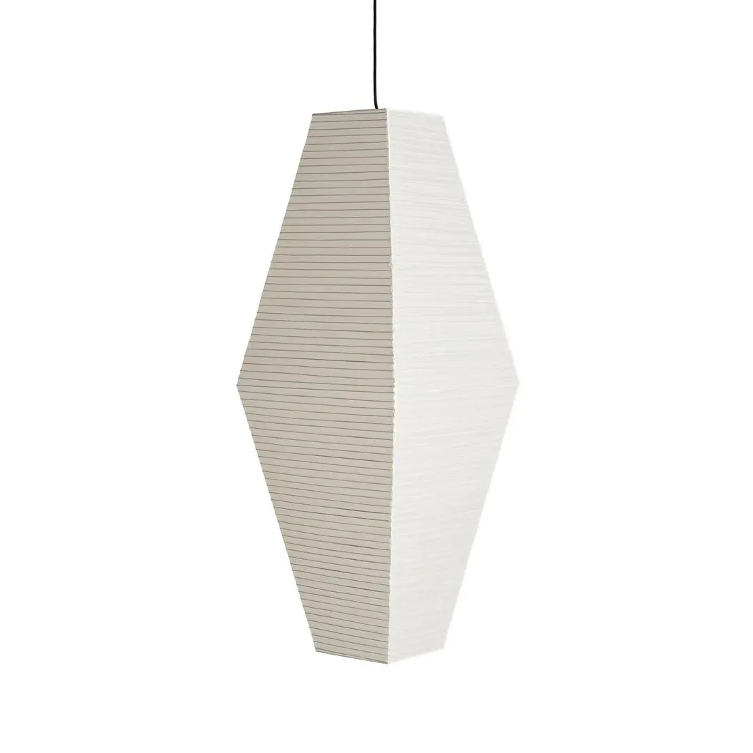 HAY Lampenschirm Prism, Höhe 110 cm, weiß, Papier