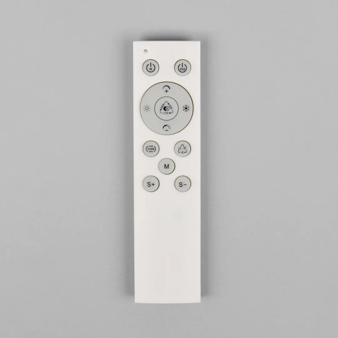 Reality Leuchten LED-Deckenlampe Vono, schwarz/klar, Ø 40 cm, CCT, RGB Remote
