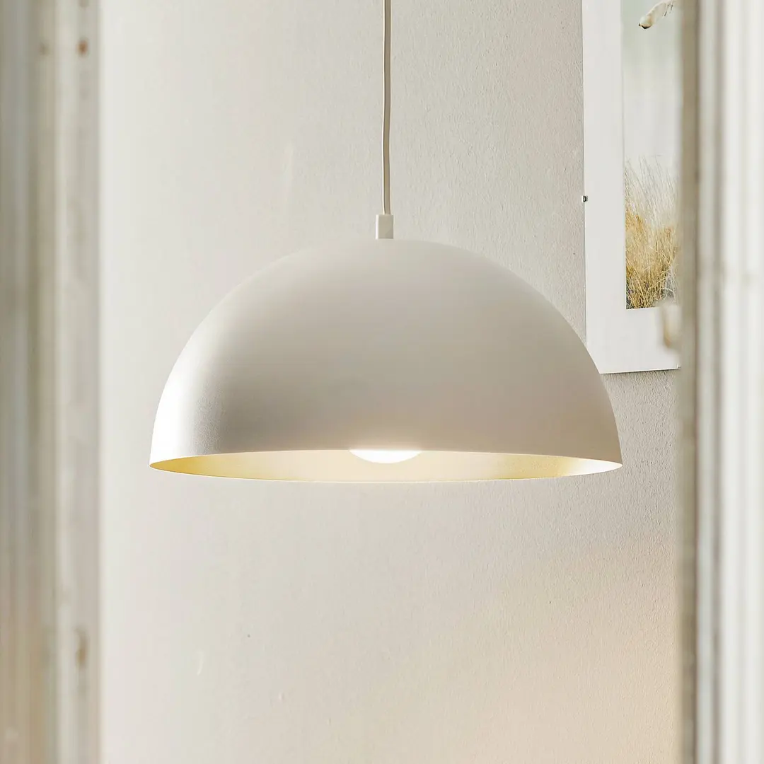 Eko-Light Hängelampe Beta in Weiß-Gold