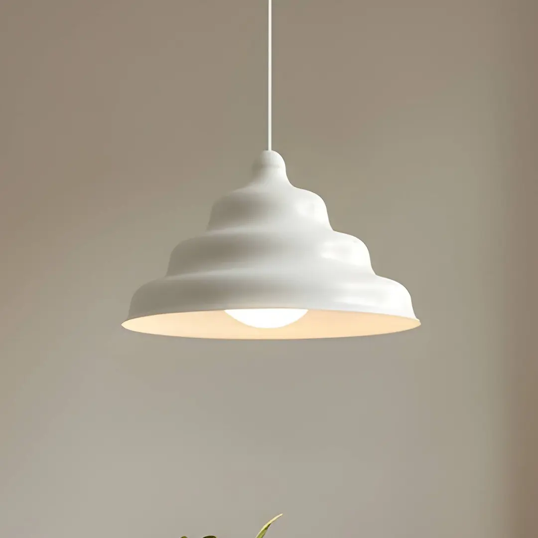 ALDEX Hängeleuchte Fala, weiß, Ø 23 cm, Glas