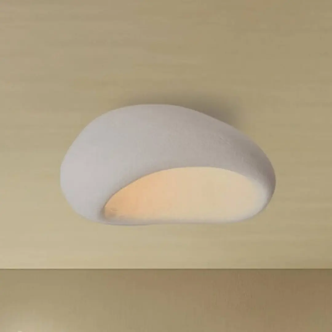 Zambelis Deckenleuchte 23341, weiß, 87 x 65 cm, Fiberglas, E27