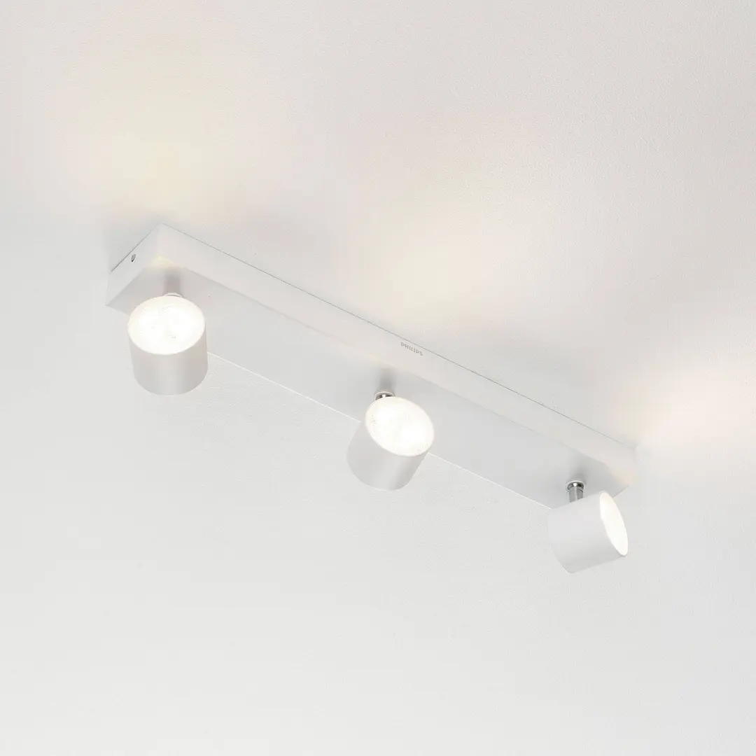 Philips Star LED-Strahler weiß 3-flg. WarmGlow