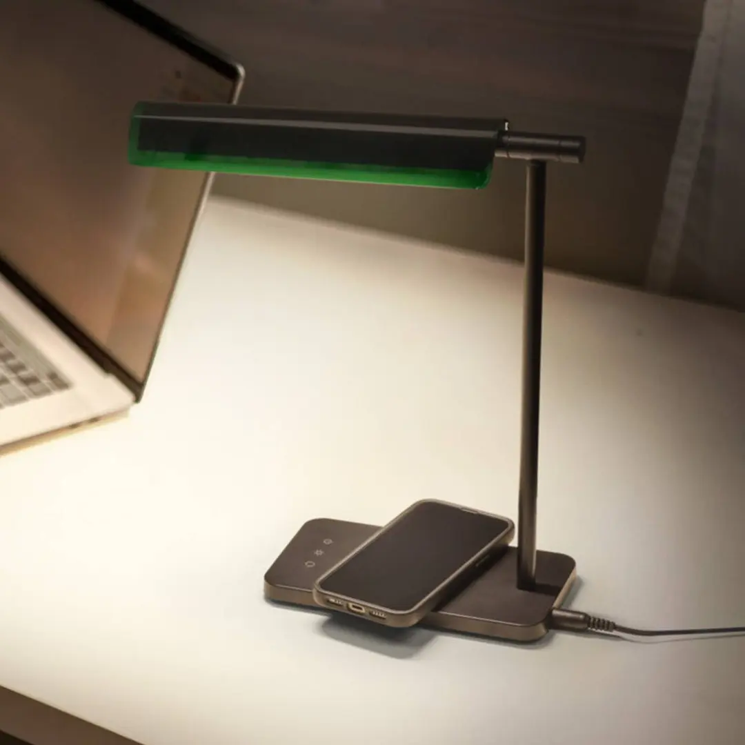 OSRAM LED-Tischlampe Office Line Desk Roof schwarz, CCT, DIM