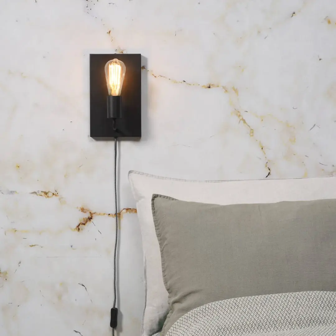 IT'S ABOUT ROMI Madrid Wandlampe aufwärts schwarz