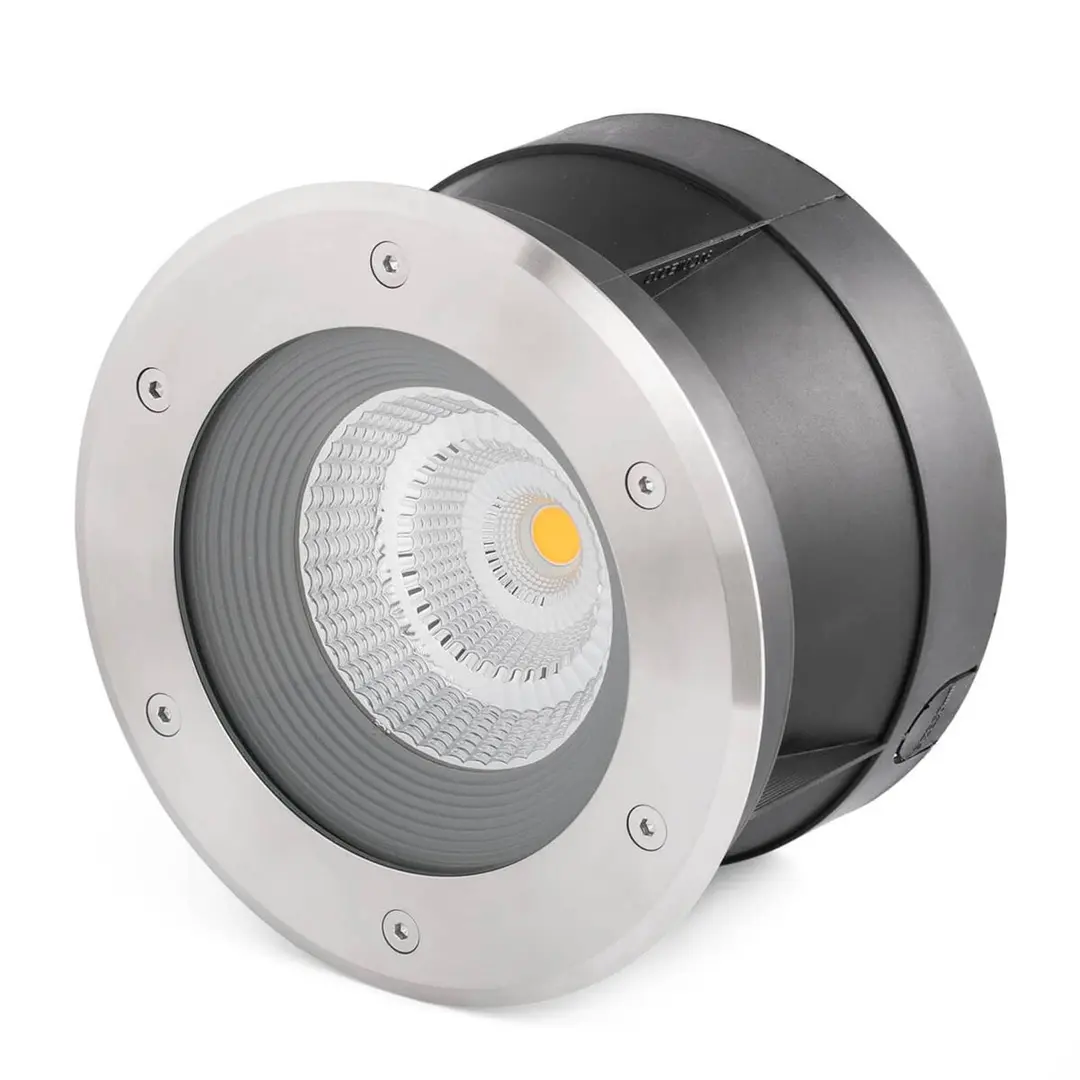 FARO BARCELONA Suria-24 - runde LED-Bodeneinbauleuchte, 24°