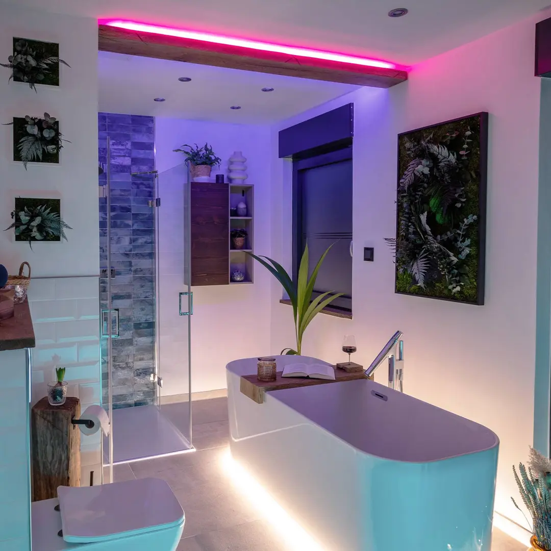 Briloner LED-Strip Superline, Fernbedienung, 10m, RGB, IP44