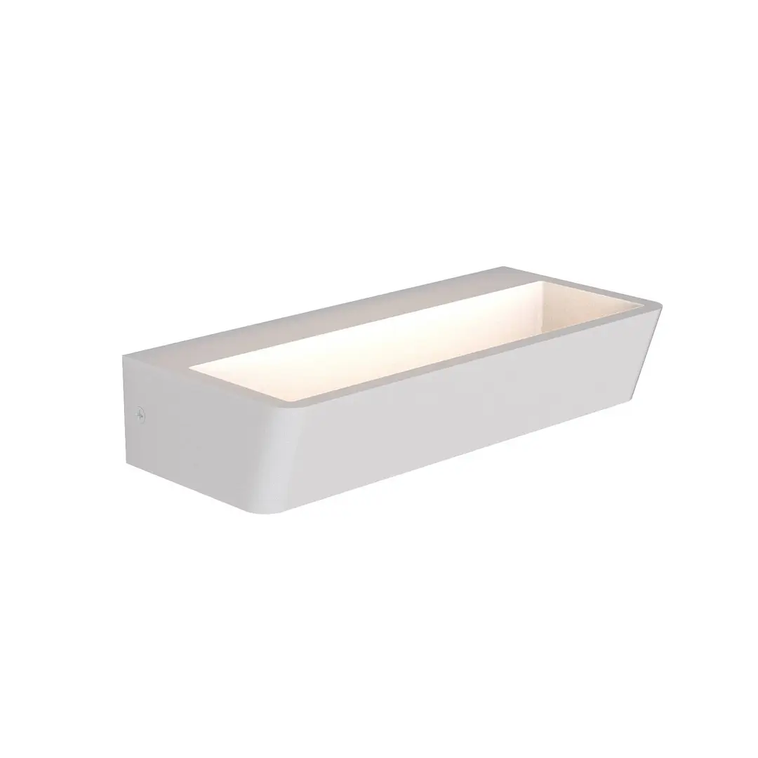 Mantra Iluminación LED-Wandleuchte Altea, Breite 22 cm, weiß, up/down, Alu