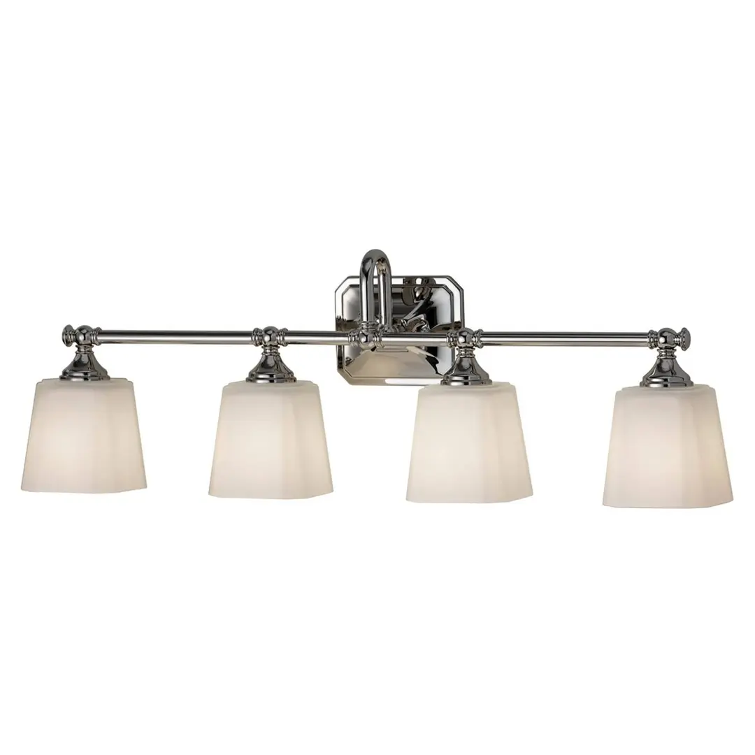 FEISS LED-Wandleuchte Concord fürs Bad, vierflammig