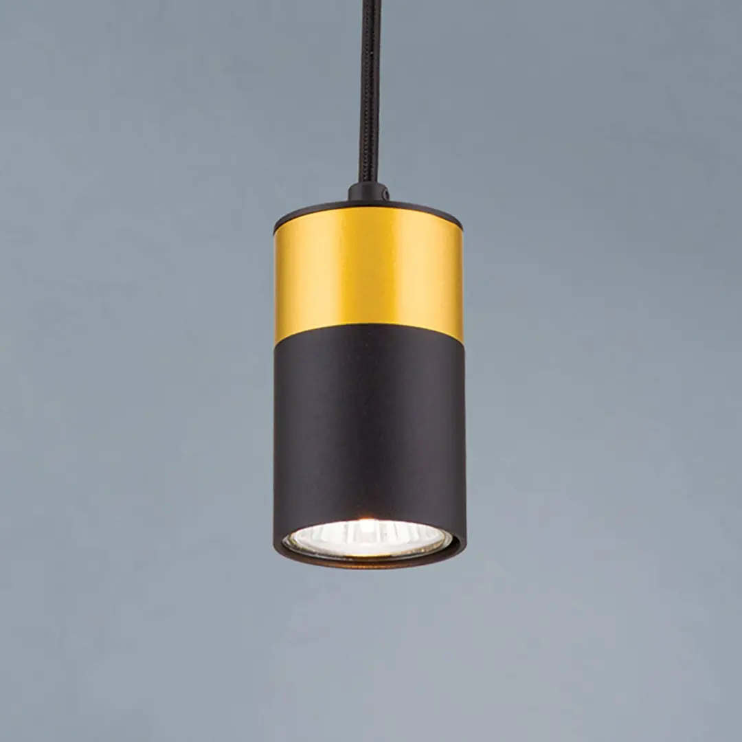 Orion Pendelleuchte Martini schwarz/gold