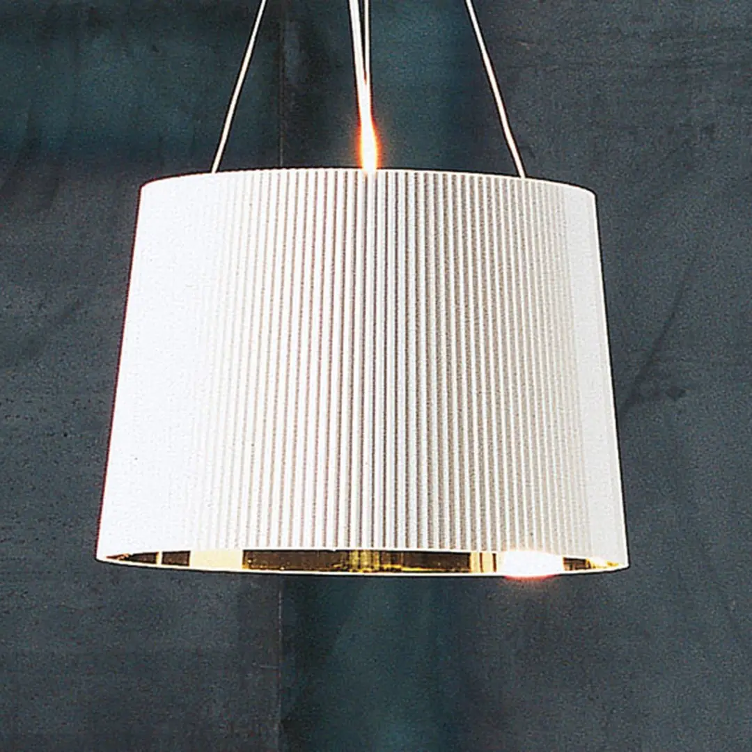 Kartell Gè LED-Hängeleuchte, weiß/gold