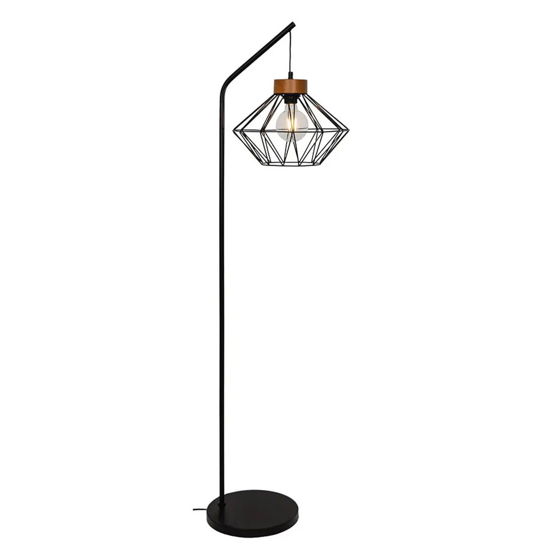 Viokef Stehlampe Vega mit Käfigschirm
