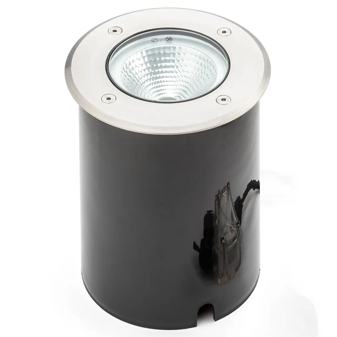 Konstsmide Tuva - LED-Bodeneinbauspot in runder Form, IP65