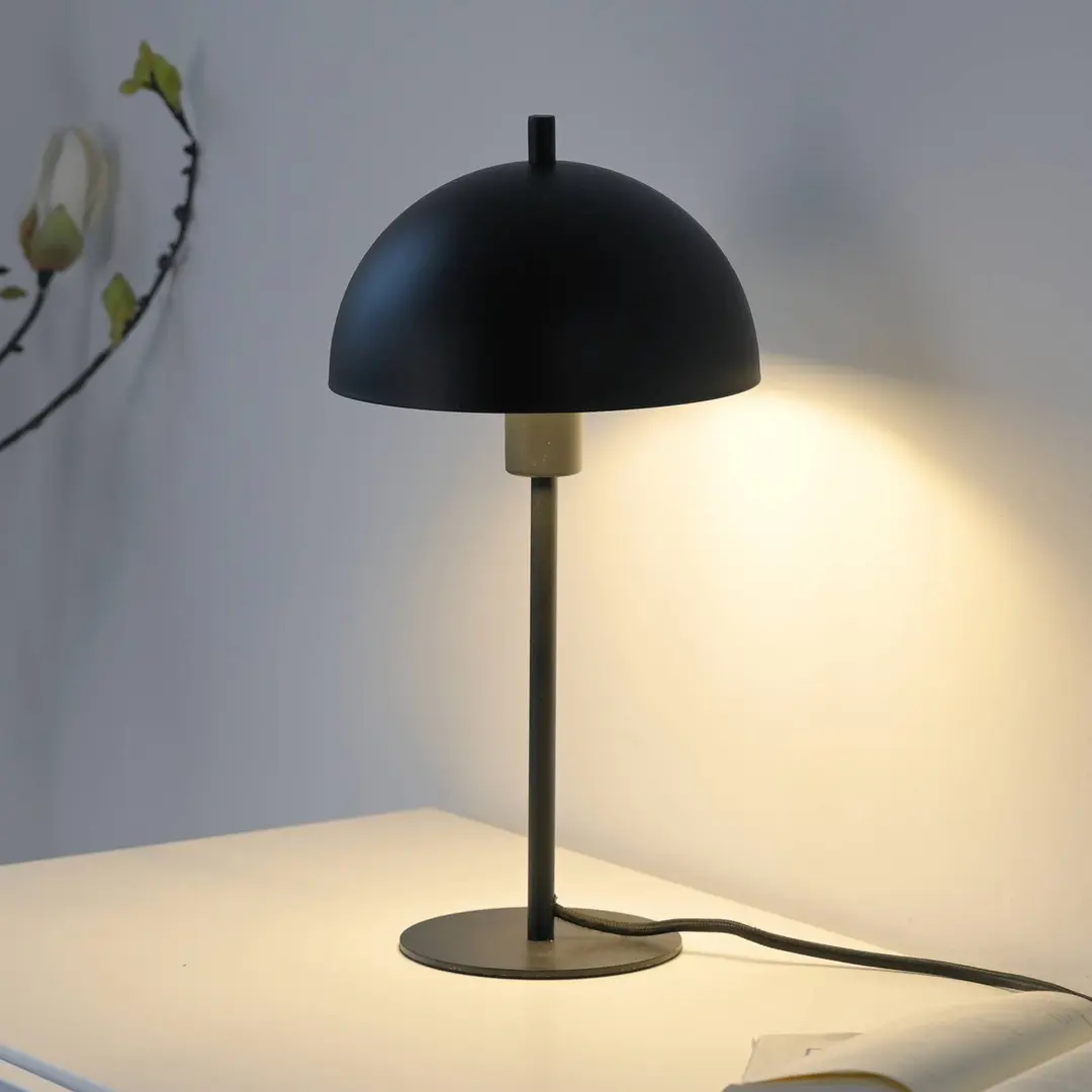 SCHÖNER WOHNEN Tischleuchte Ali, schwarz, Eisen, E14