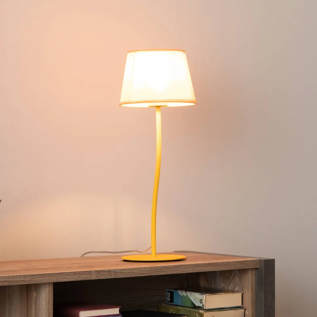 TK Lighting Tischleuchte Nicola, gelb