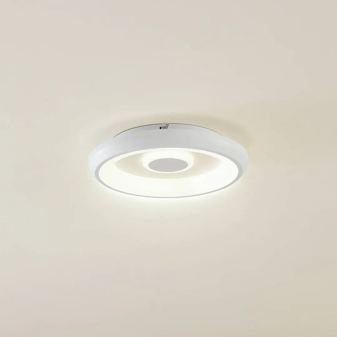Lindby Smart Lynden LED-Deckenlampe, Ø 38cm, weiß, RGB, Tuya