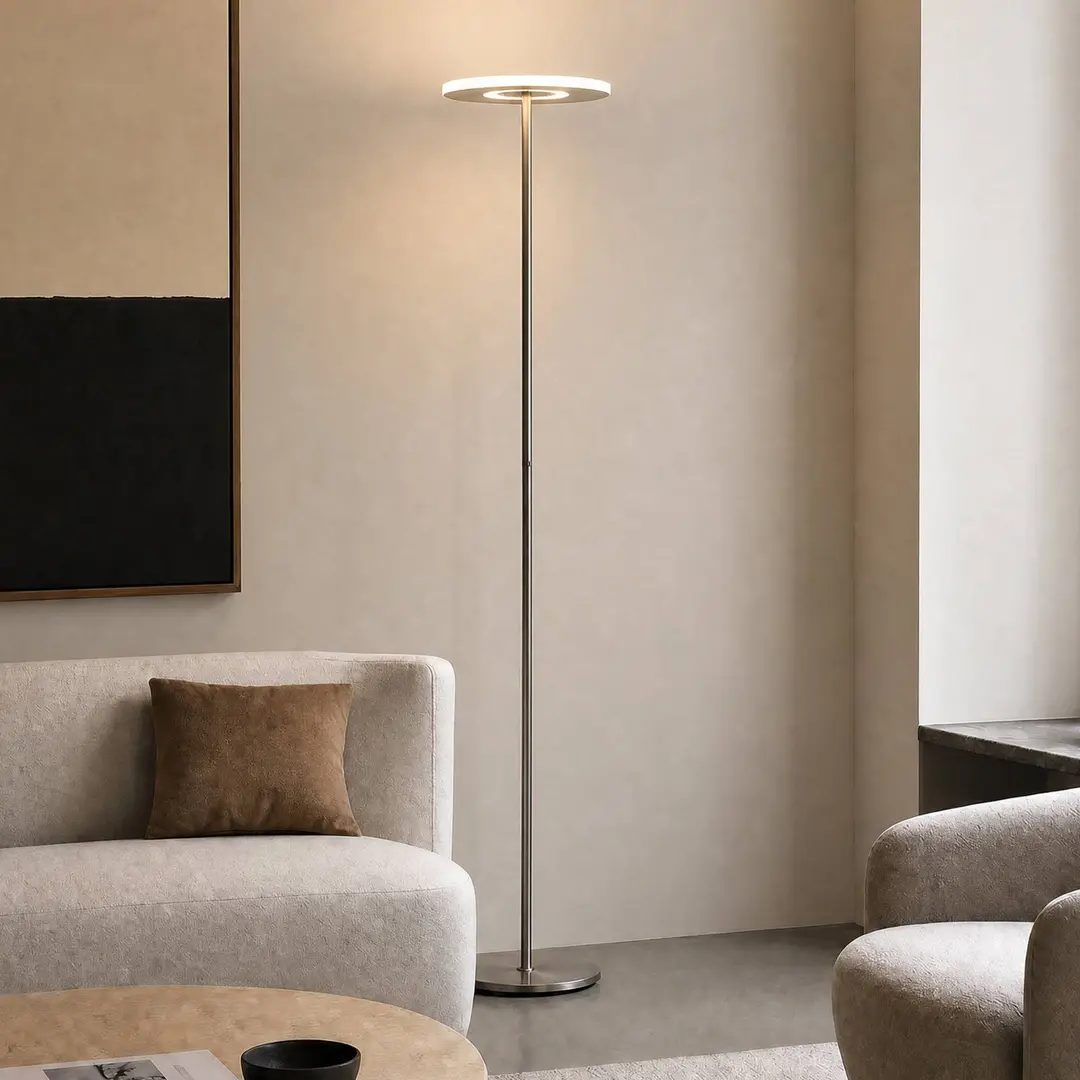 Lucande LED-Stehleuchte Raymond, titanfarben, CCT, dimmbar